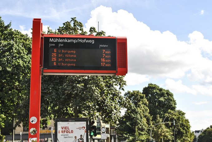 Bus Plan Hamburg