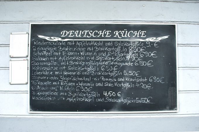 Hamburg Speisekarte