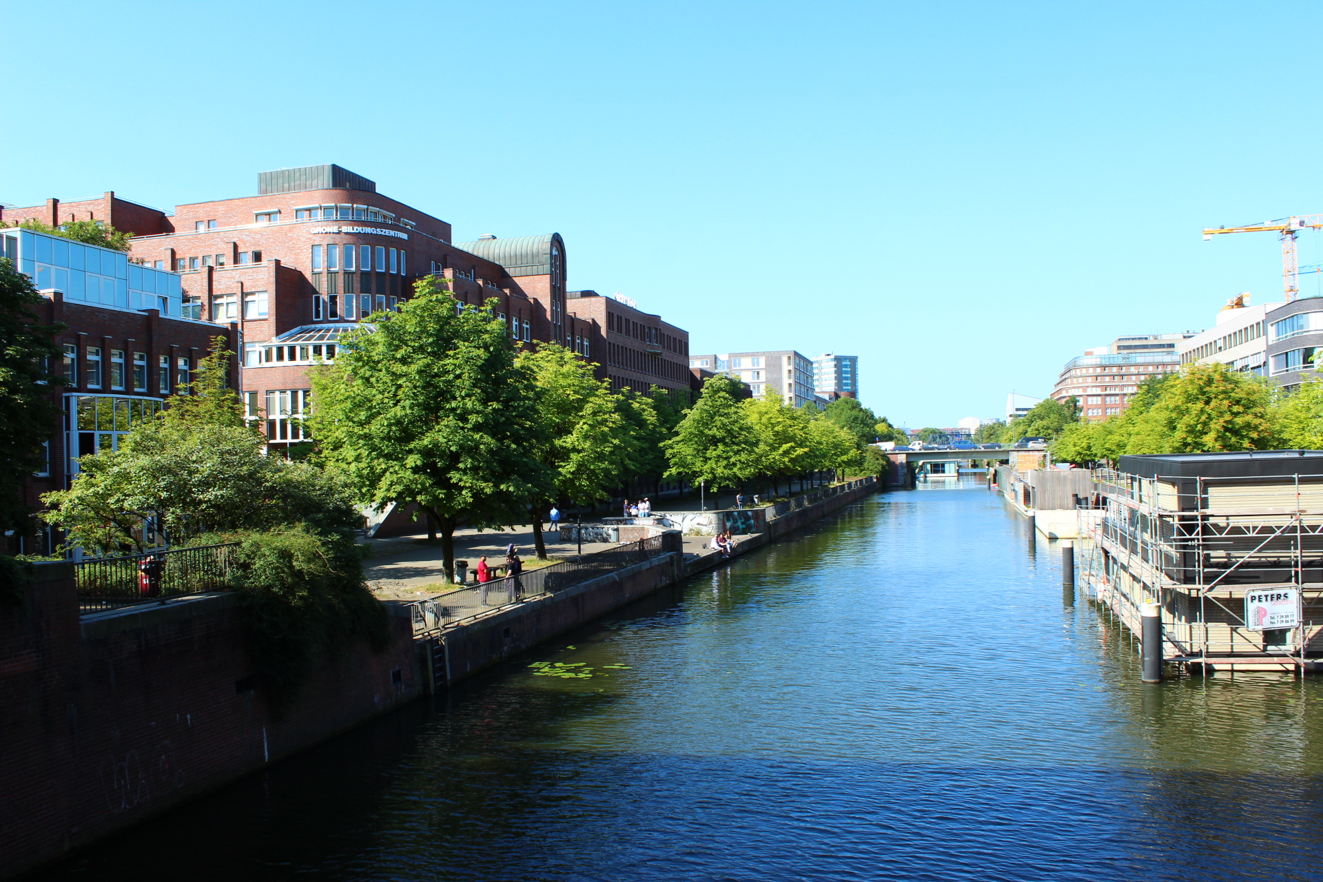 Am Mittelkanal die Füße ins Wasser halten Mit Vergnügen Hamburg Am Mittelkanal die Füße ins Wasser halten Mit Vergnügen Hamburg