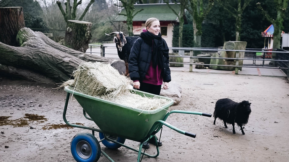 Lena macht ein Tagespraktikum im Tierpark Hagenbeck